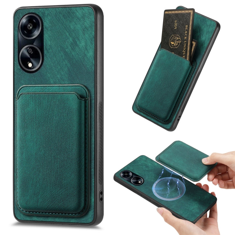 Retro Leather Card Bag Magnetic Phone Case