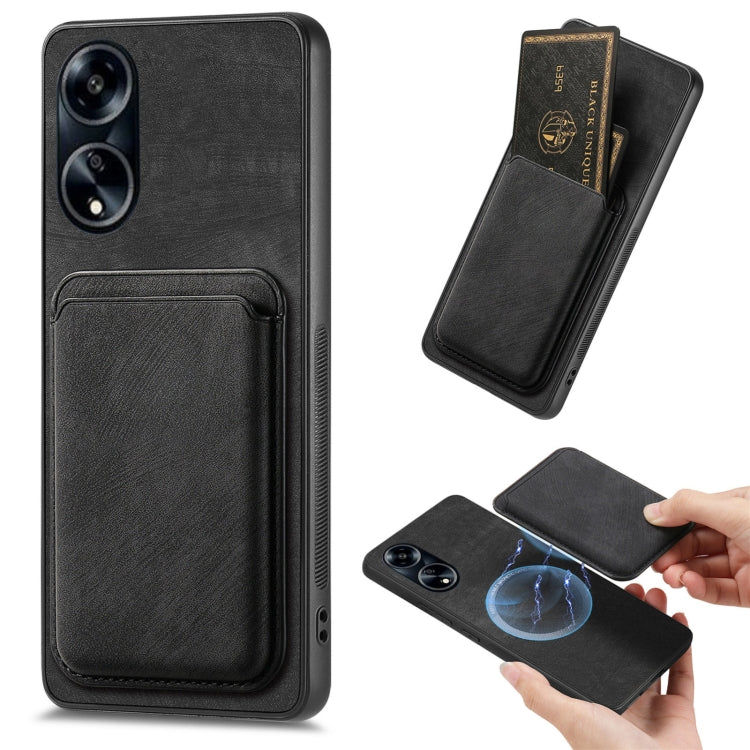 Retro Leather Card Bag Magnetic Phone Case