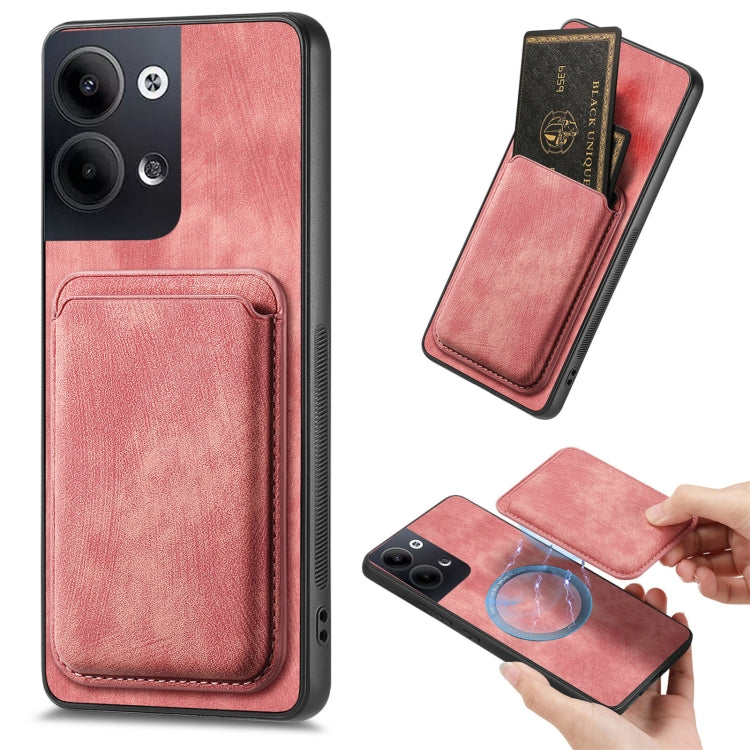 Retro Leather Card Bag Magnetic Phone Case
