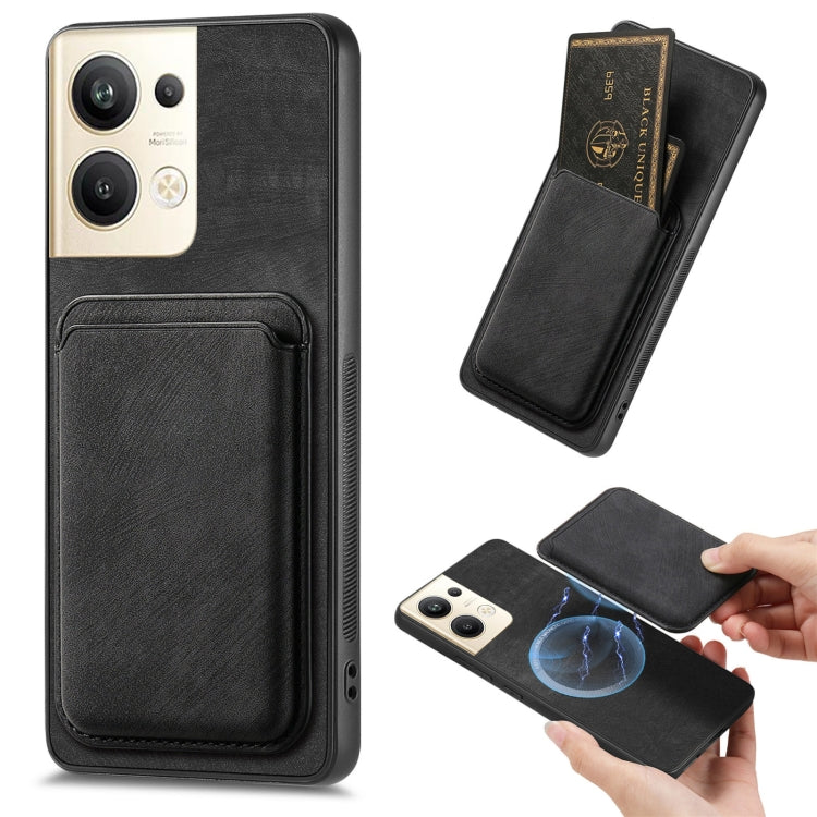 Retro Leather Card Bag Magnetic Phone Case