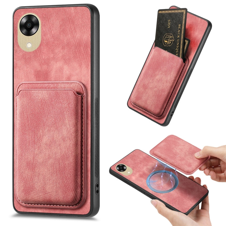 Retro Leather Card Bag Magnetic Phone Case