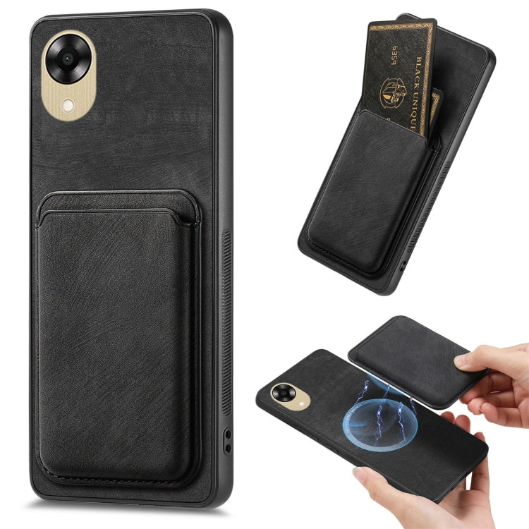 Retro Leather Card Bag Magnetic Phone Case