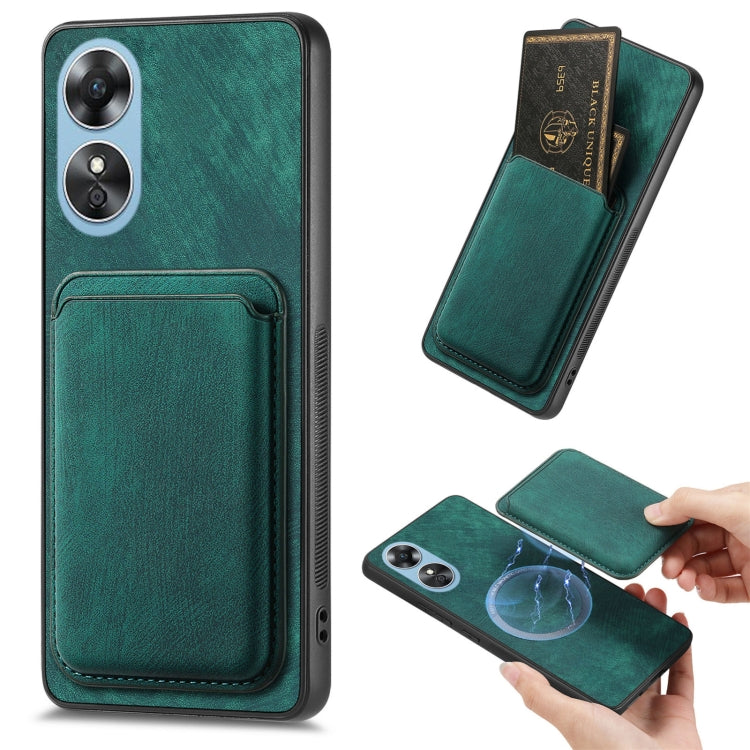 Retro Leather Card Bag Magnetic Phone Case