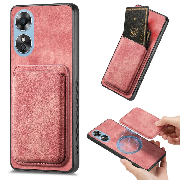 Retro Leather Card Bag Magnetic Phone Case