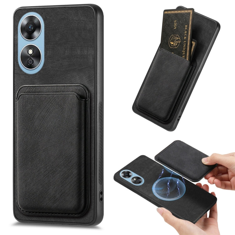 Retro Leather Card Bag Magnetic Phone Case