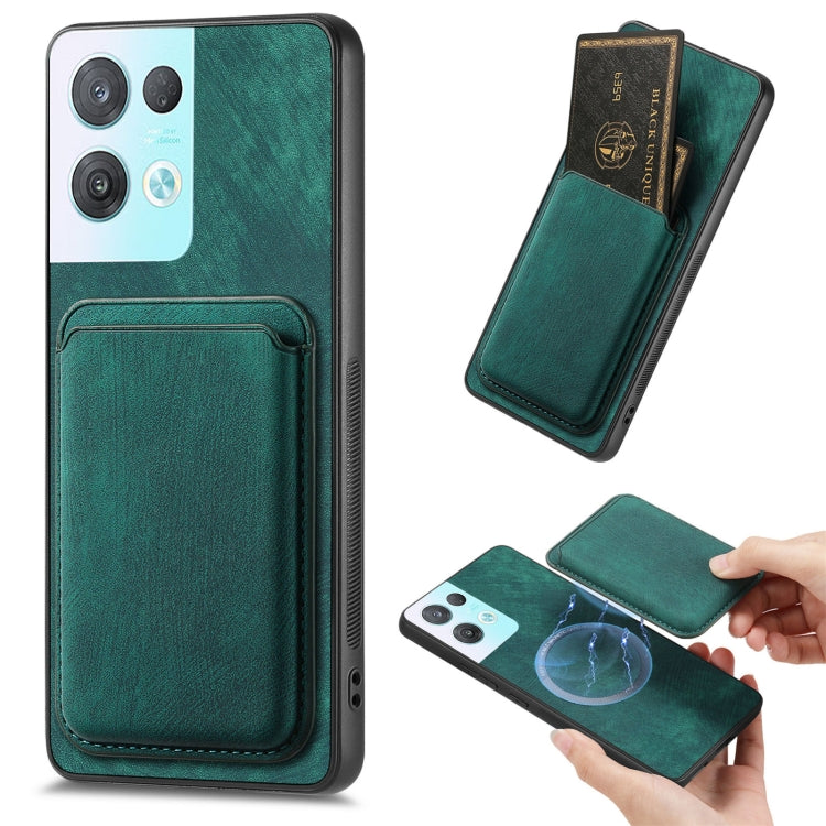 Retro Leather Card Bag Magnetic Phone Case