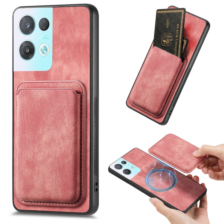 Retro Leather Card Bag Magnetic Phone Case