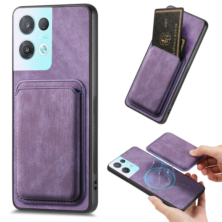 Retro Leather Card Bag Magnetic Phone Case