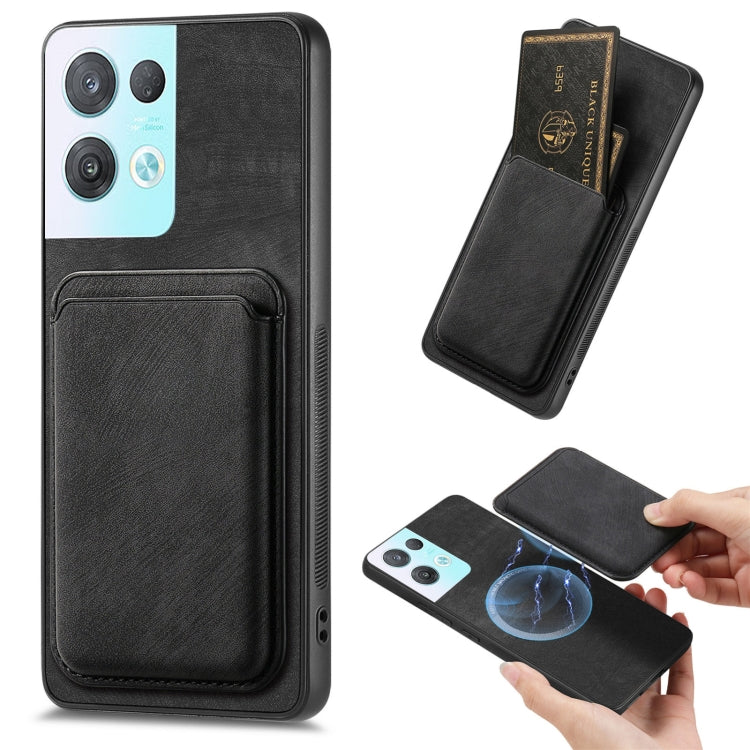 Retro Leather Card Bag Magnetic Phone Case