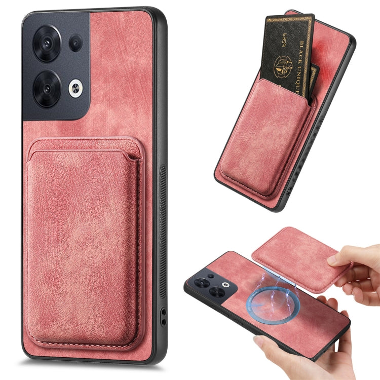 Retro Leather Card Bag Magnetic Phone Case