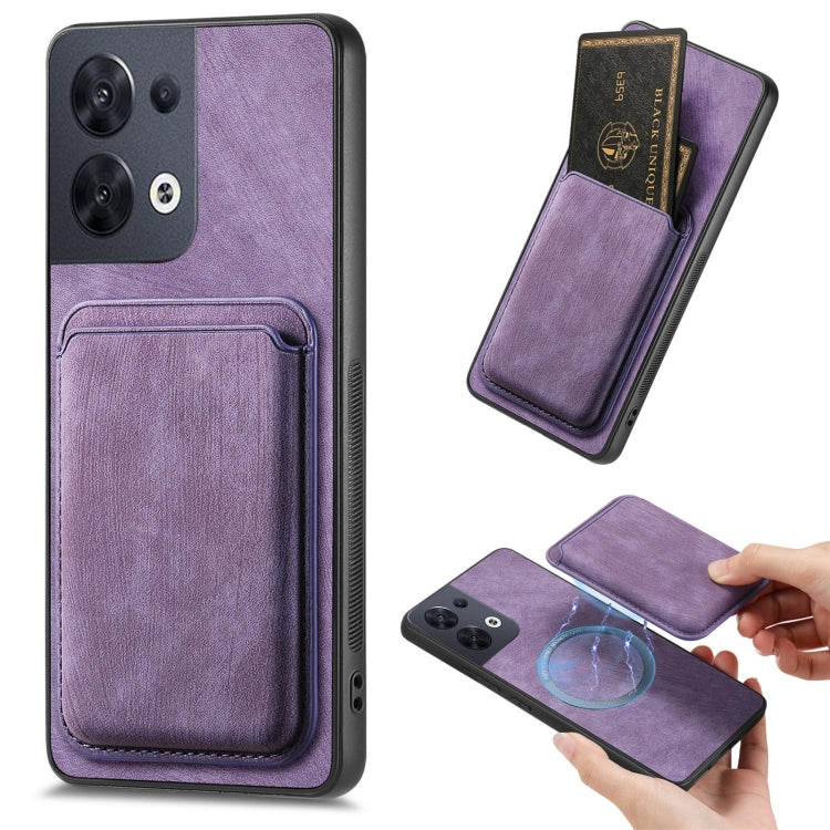 Retro Leather Card Bag Magnetic Phone Case