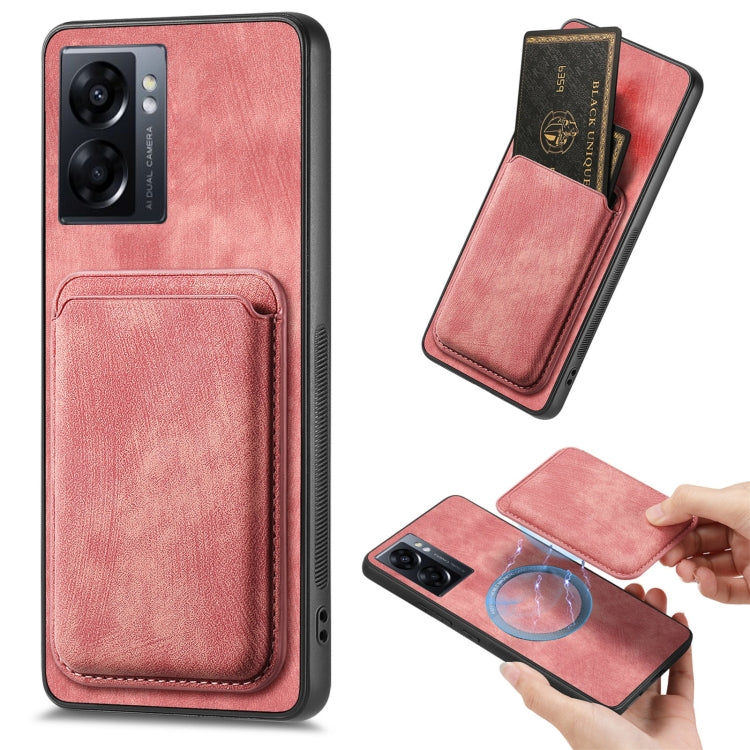 Retro Leather Card Bag Magnetic Phone Case