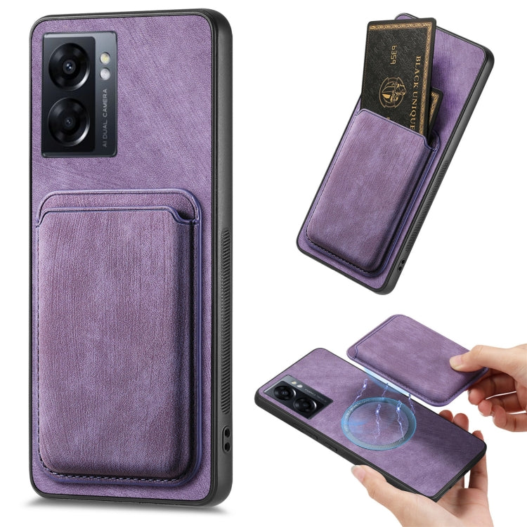 Retro Leather Card Bag Magnetic Phone Case