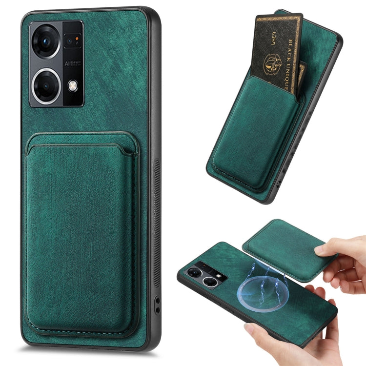 Retro Leather Card Bag Magnetic Phone Case