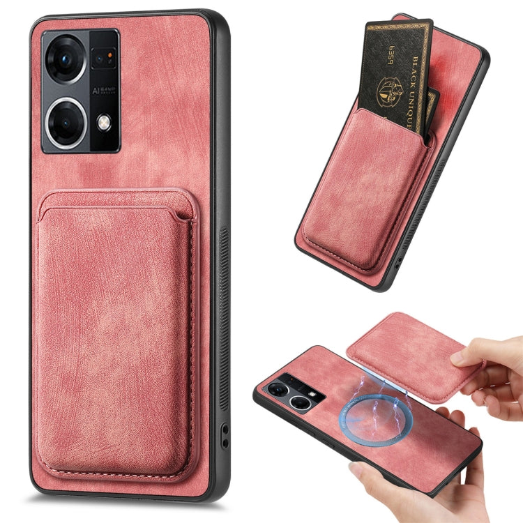 Retro Leather Card Bag Magnetic Phone Case
