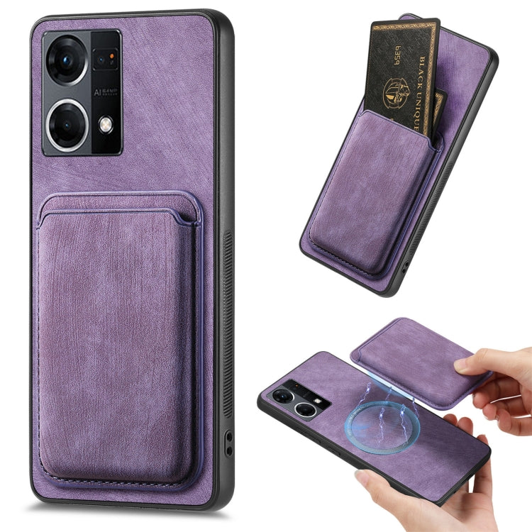 Retro Leather Card Bag Magnetic Phone Case