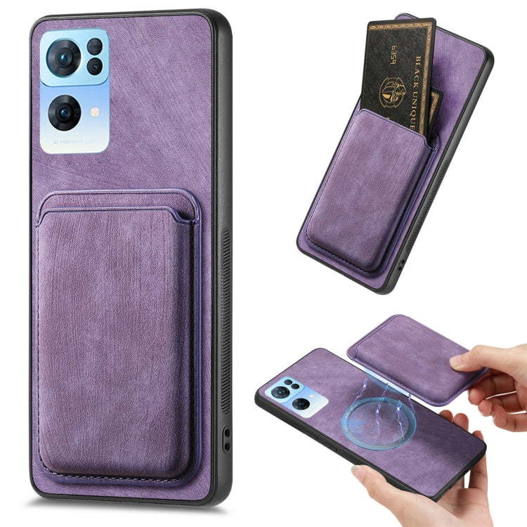 Retro Leather Card Bag Magnetic Phone Case