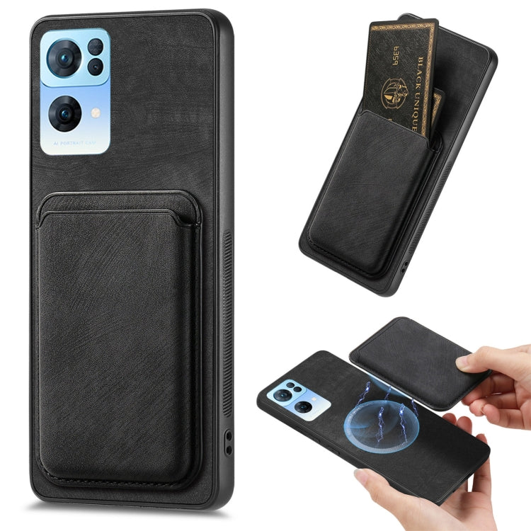 Retro Leather Card Bag Magnetic Phone Case