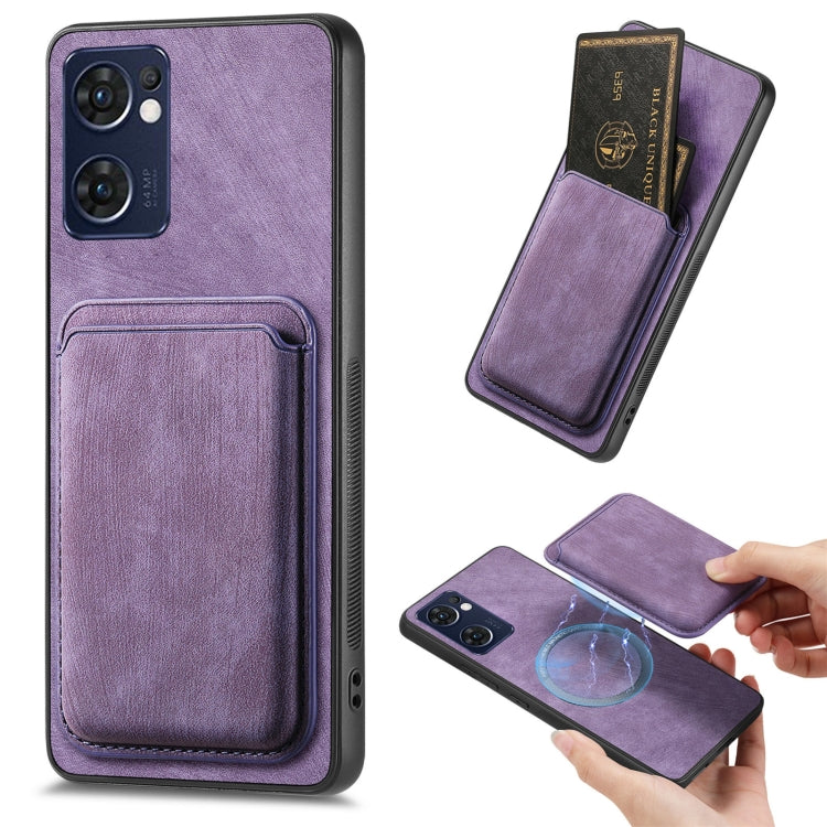 Retro Leather Card Bag Magnetic Phone Case