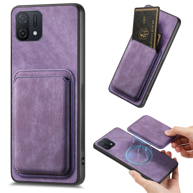 Retro Leather Card Bag Magnetic Phone Case