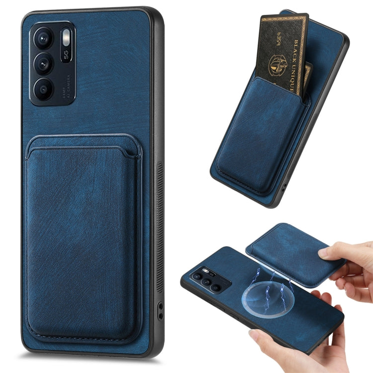 Retro Leather Card Bag Magnetic Phone Case