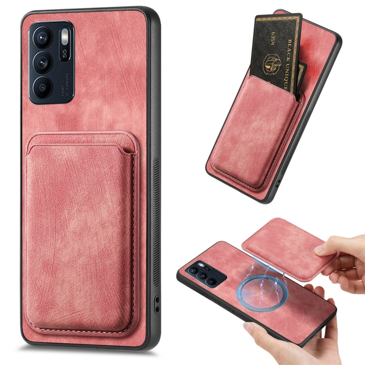 Retro Leather Card Bag Magnetic Phone Case