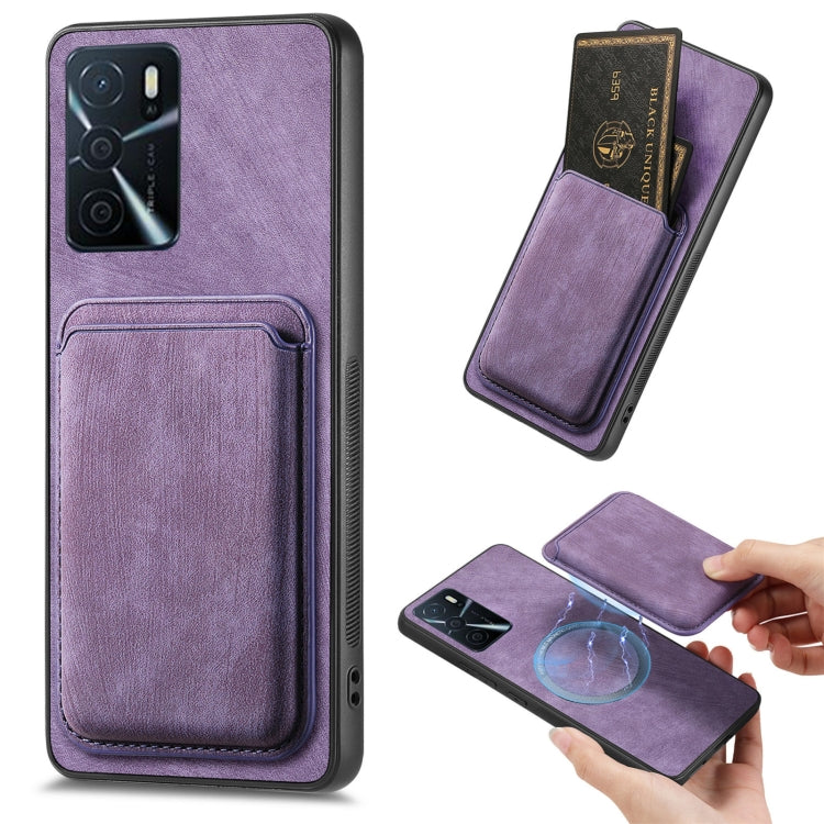 Retro Leather Card Bag Magnetic Phone Case