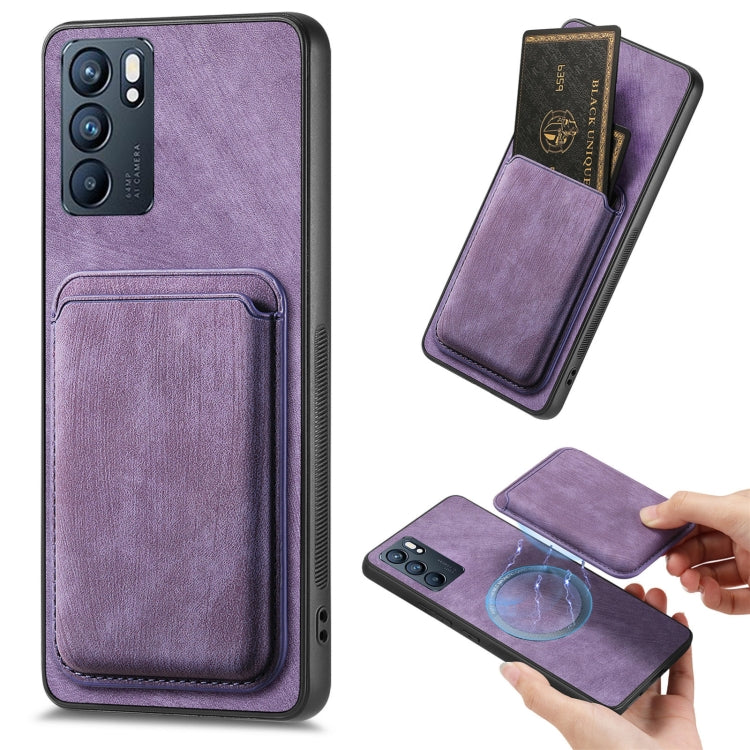 Retro Leather Card Bag Magnetic Phone Case