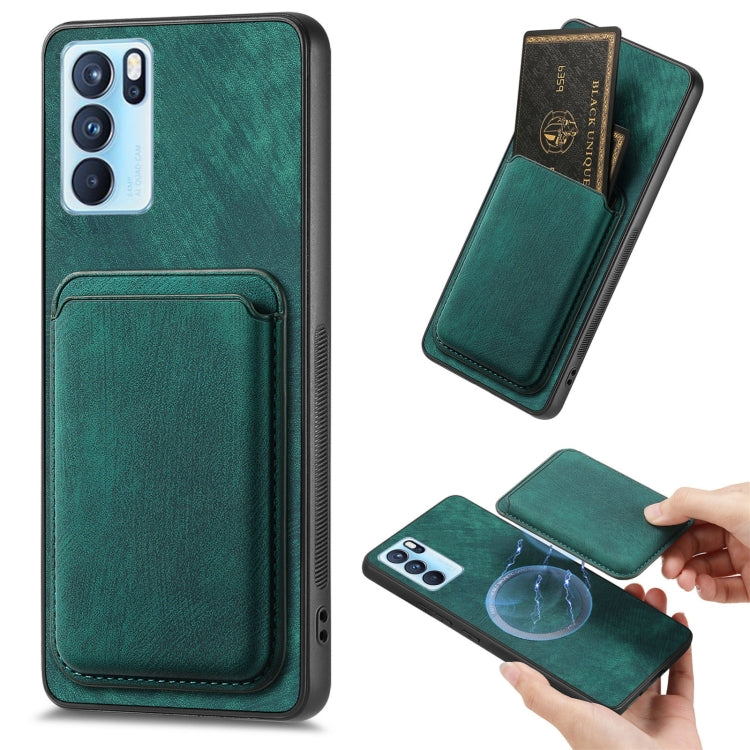 Retro Leather Card Bag Magnetic Phone Case