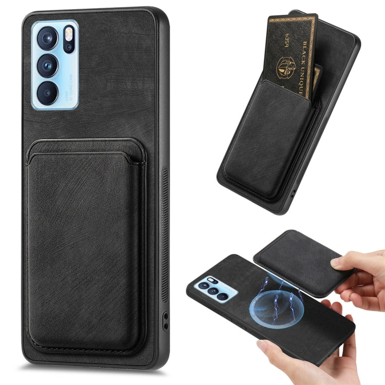 Retro Leather Card Bag Magnetic Phone Case