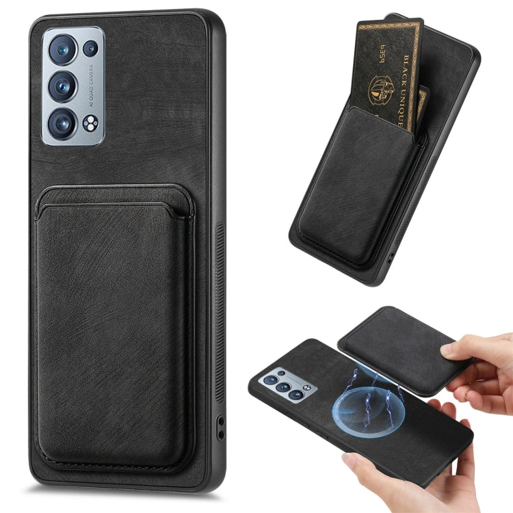 Retro Leather Card Bag Magnetic Phone Case