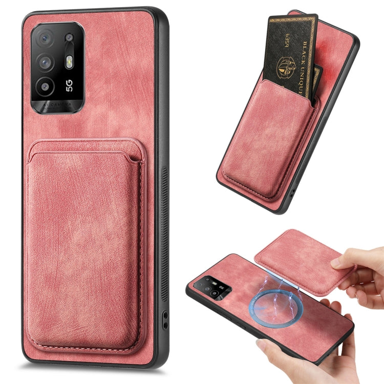 Retro Leather Card Bag Magnetic Phone Case
