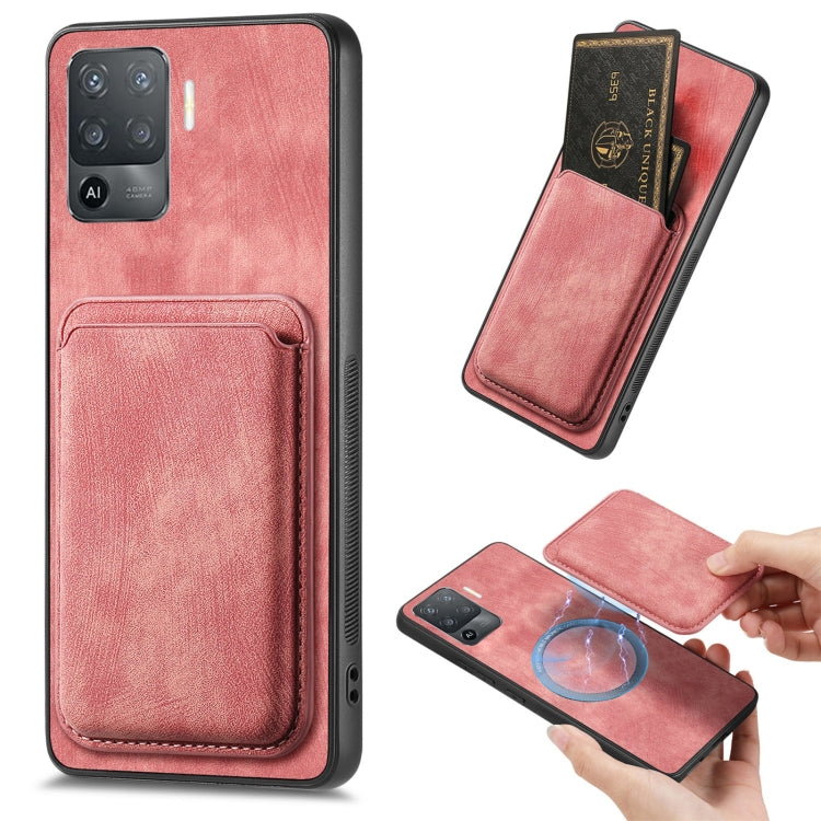 Retro Leather Card Bag Magnetic Phone Case