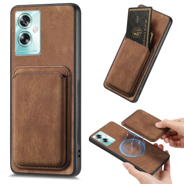 Retro Leather Card Bag Magnetic Phone Case