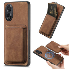 Retro Leather Card Bag Magnetic Phone Case