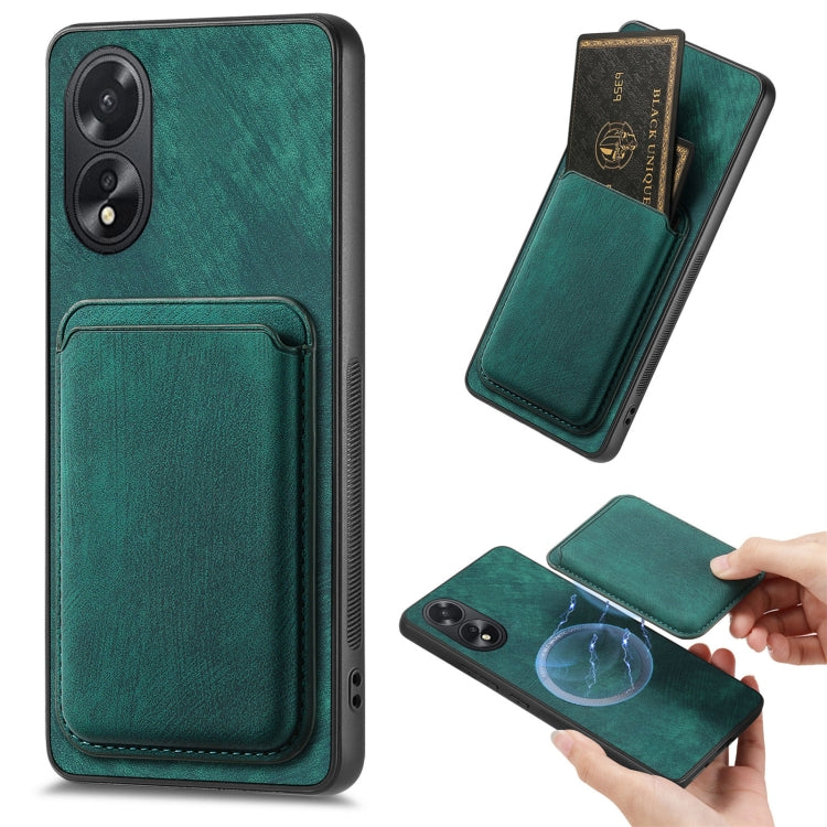 Retro Leather Card Bag Magnetic Phone Case