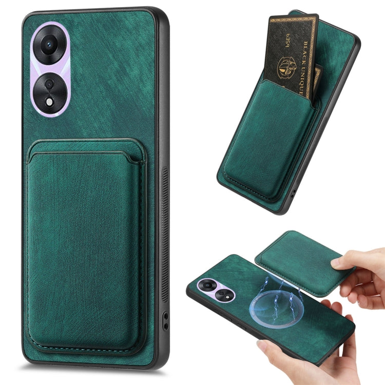 Retro Leather Card Bag Magnetic Phone Case