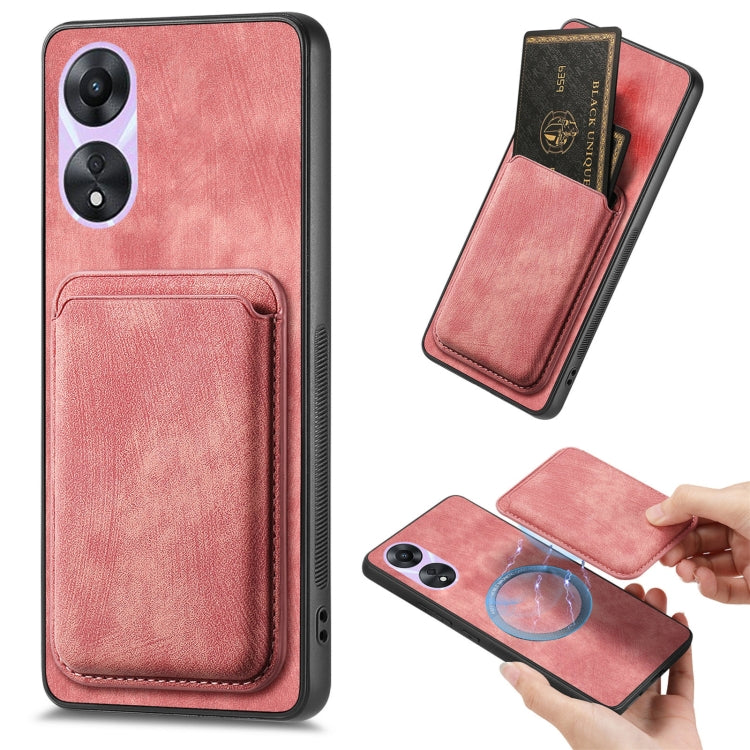 Retro Leather Card Bag Magnetic Phone Case