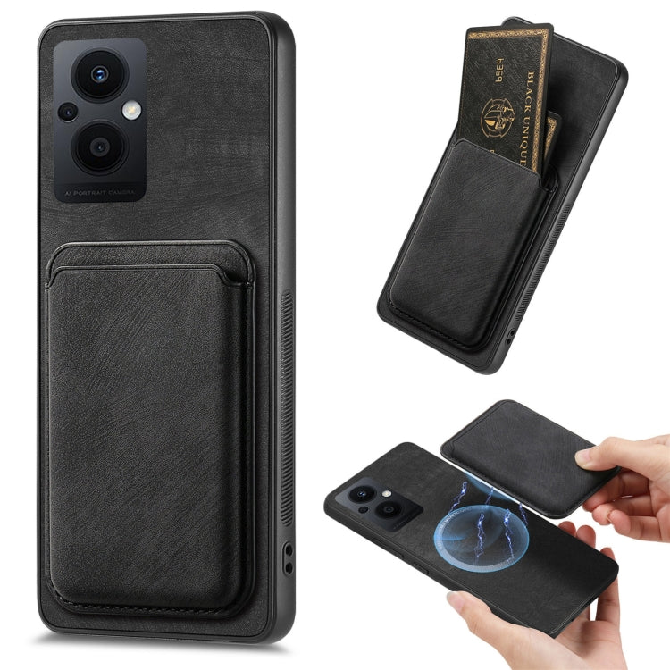Retro Leather Card Bag Magnetic Phone Case