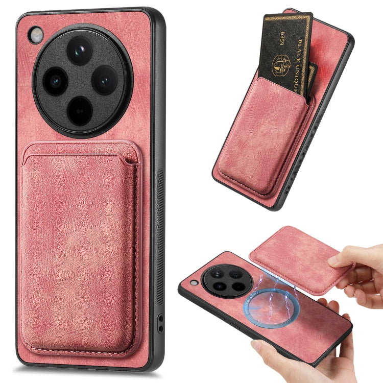 Retro Leather Card Bag Magnetic Phone Case