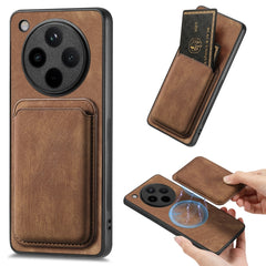 Retro Leather Card Bag Magnetic Phone Case