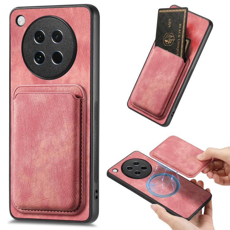 Retro Leather Card Bag Magnetic Phone Case