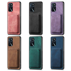 Retro Leather Card Bag Magnetic Phone Case