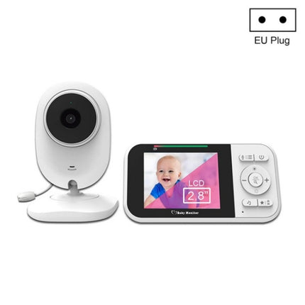 Temperature Detection 2 Way Voice Baby Security Video Camera 2.8-inch LCD Baby Monitor
