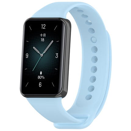 For Honor Band 9 Solid Color TPU Watch Band, Black, Sky Blue, Purple, Starlight, Starlihgt+Purple, Purple+Starlight, Dark Blue, Orange, White, Red, Pink, Teal, Dark Gray, Lime, Dark Green