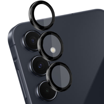 NORTHJO Camera LensCD Vein Metal Ring Tempered Glass Film, For Samsung Galaxy A55 5G, For Samsung Galaxy A35 5G, For Samsung Galaxy A05 4G, For Samsung Galaxy A05s 4G, For Samsung Galaxy A25 5G, For Samsung Galaxy A15 4G / 5G