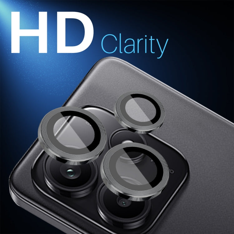 NORTHJO Camera LensCD Vein Metal Ring Tempered Glass Film