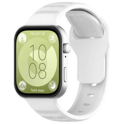 Wavy Dot Texture Silicone Sports Watch Band, For Huawei Watch Fit 3
