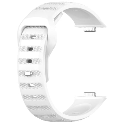 Wavy Dot Texture Silicone Sports Watch Band, For Huawei Watch Fit 3