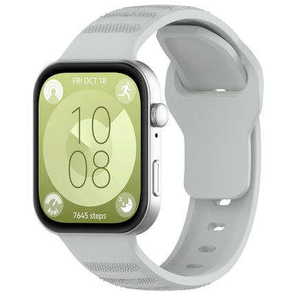 Wavy Dot Texture Silicone Sports Watch Band, For Huawei Watch Fit 3